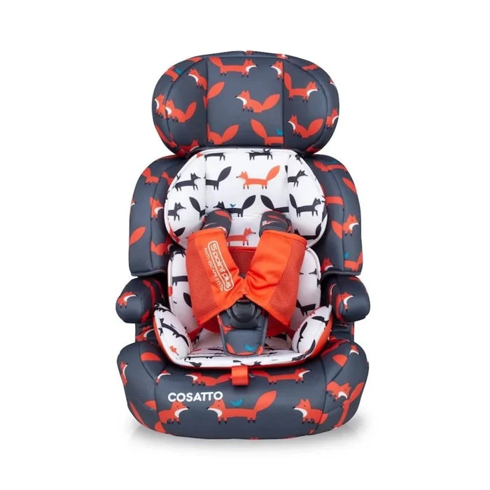 Cosatto Zoomi Group 1/2/3 Car Seat - Charcoal Mister Fox Charcoal Mister Fox - ebebek