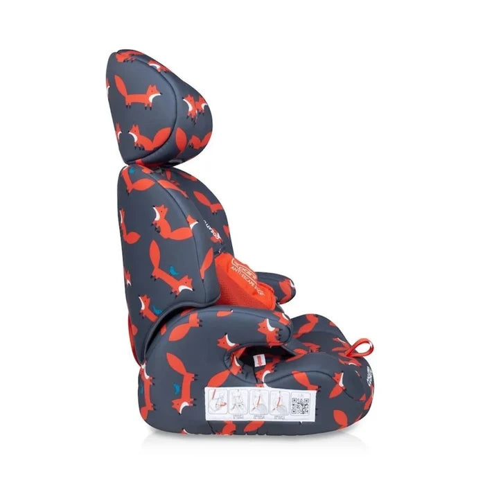 Cosatto Zoomi Group 1/2/3 Car Seat - Charcoal Mister Fox Charcoal Mister Fox - ebebek