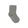 Cotton Rib Kids Socks Grey Melange