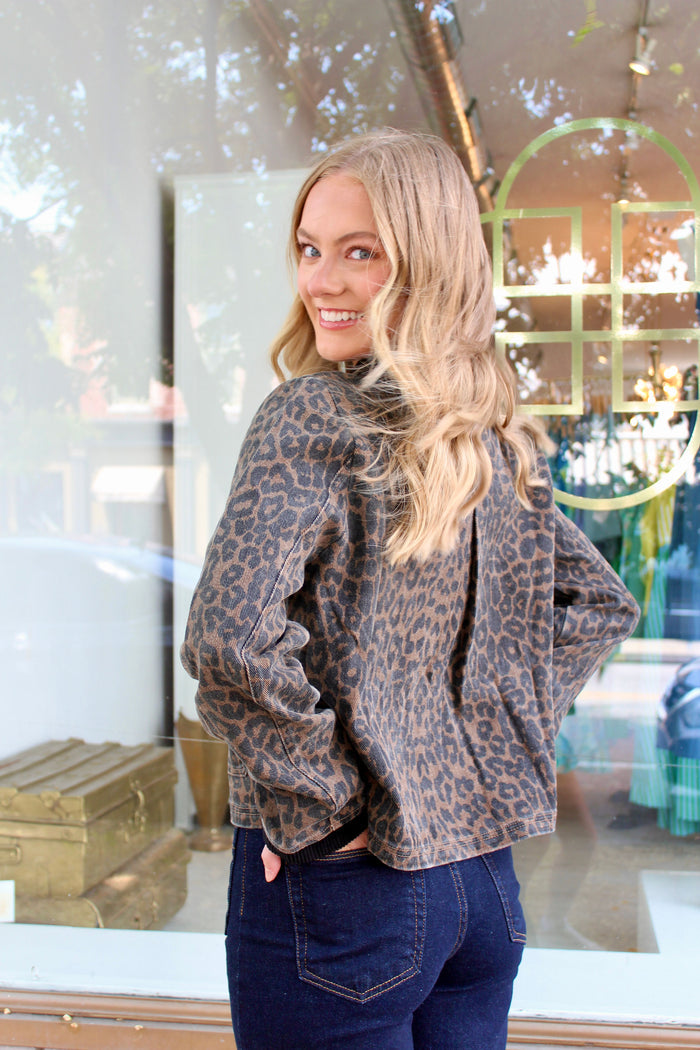 Davita Leopard Jacket