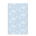 Dish Towel - Toile Reverse Blue