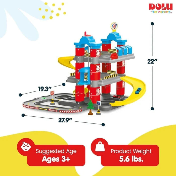 Dolu 3 Level Garage with Lift Playset - ebebek