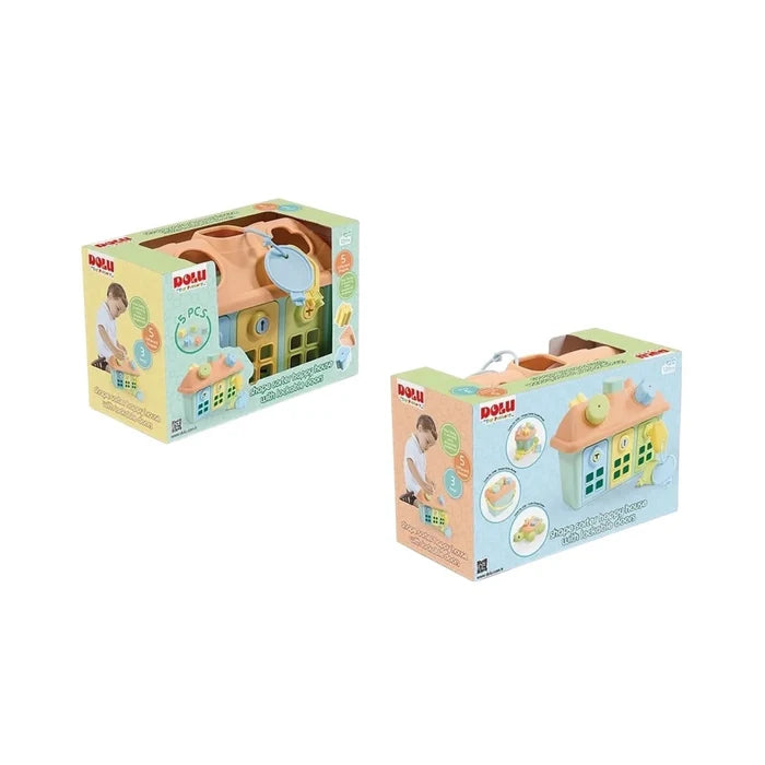 Dolu House Shape Sorter with Lockable Doors - ebebek