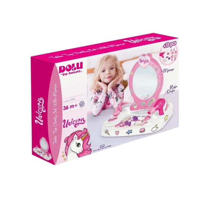Dolu Table Top Vanity Set with Mirror - ebebek
