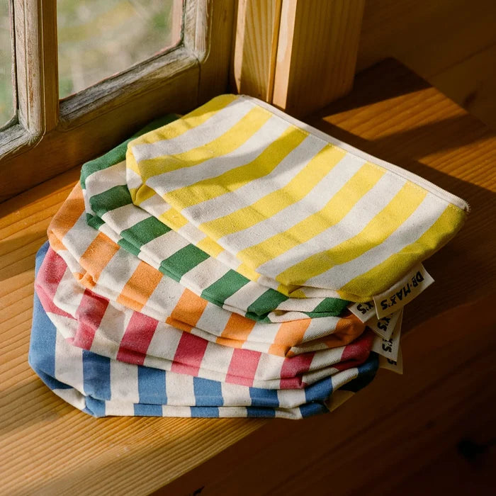 Dr Max's Organic Cotton Zipper Pouch Green