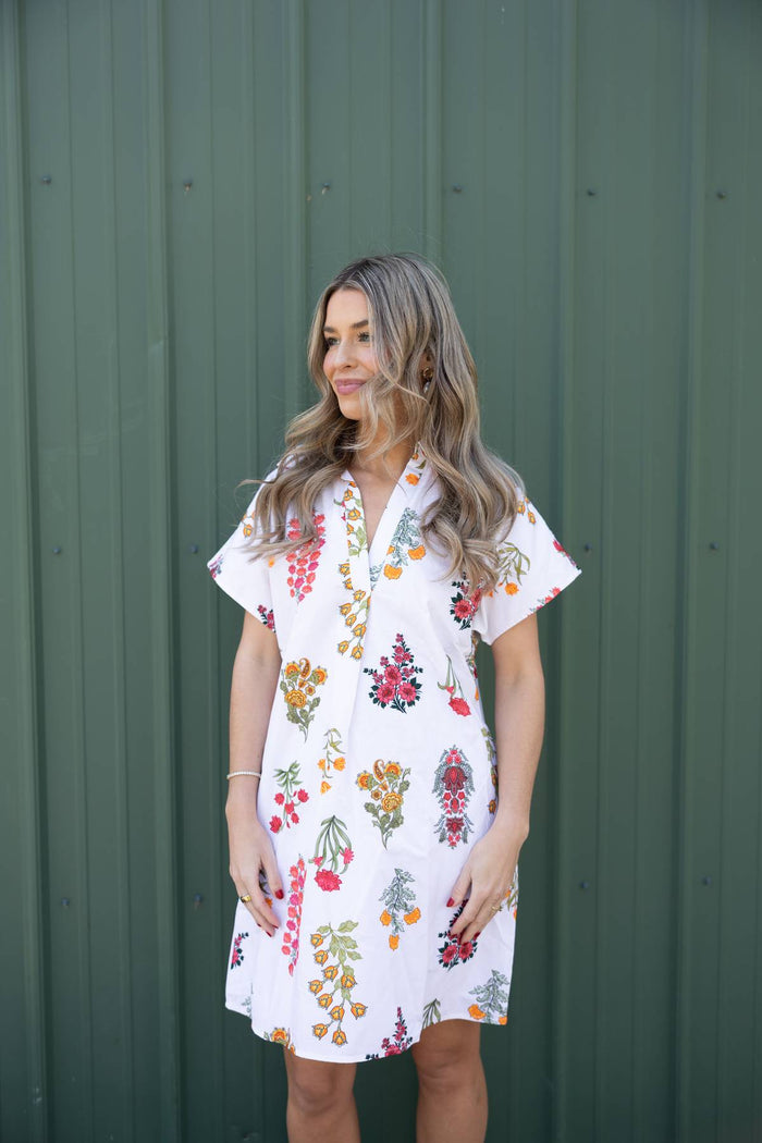 Eleanor Floral Shirt Dress