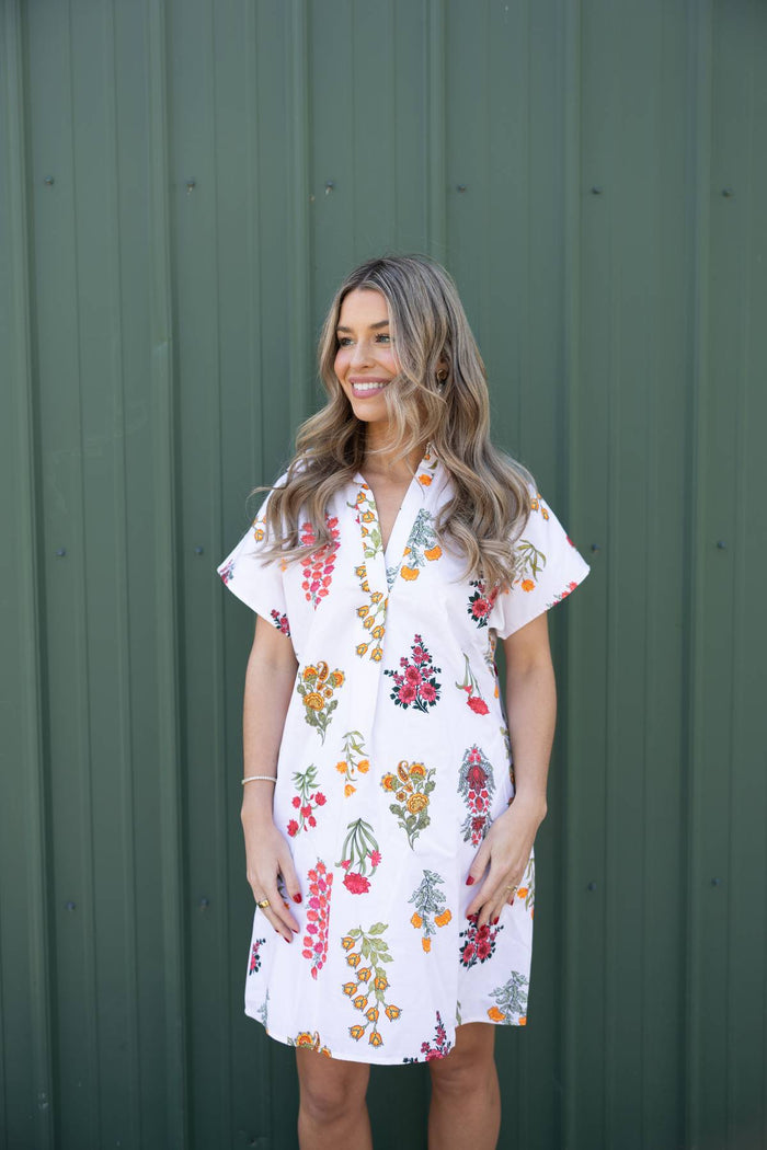 Eleanor Floral Shirt Dress