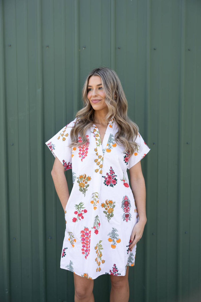 Eleanor Floral Shirt Dress