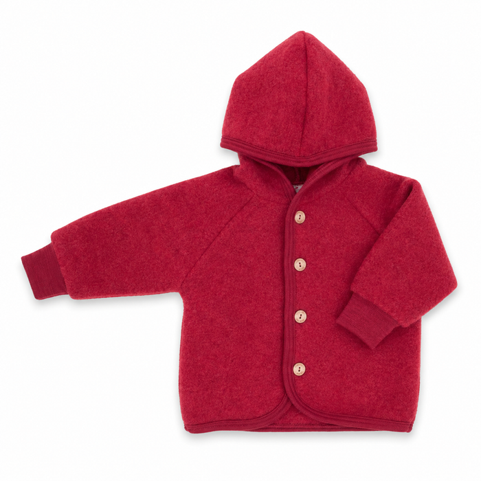 Engel Natur Wool Baby Jacket Red