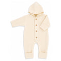 Engel Natur Wool Jumpsuit with Hood Natural