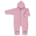 Engel Natur Wool Jumpsuit with Hood Pink