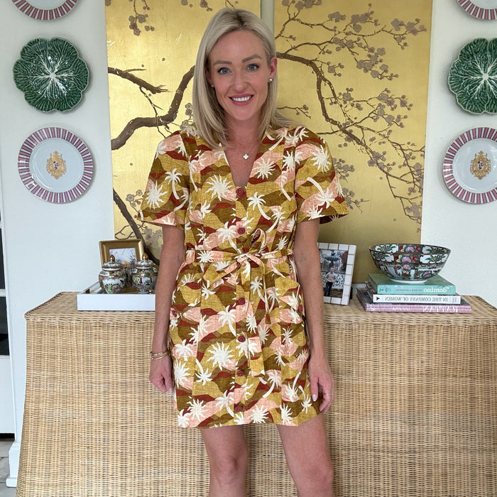 Fall Vacay Printed Mini Dress