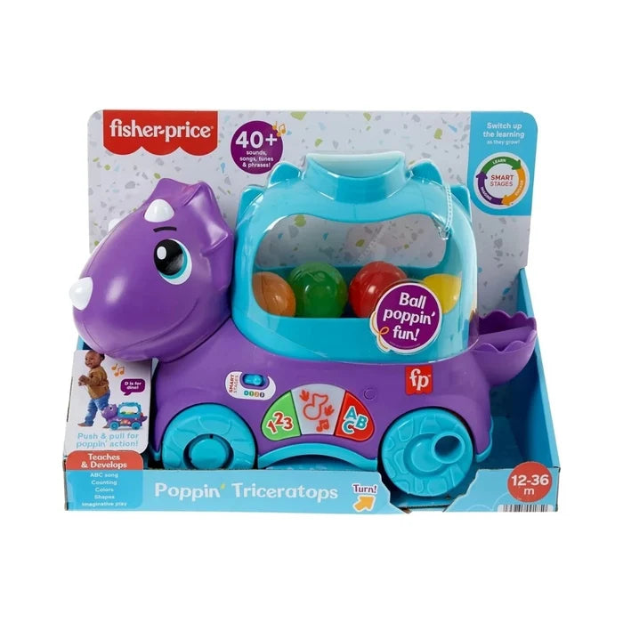 Fisher - Price Poppin Triceratops - ebebek