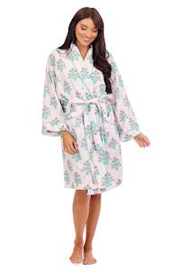 Floral Print Robe