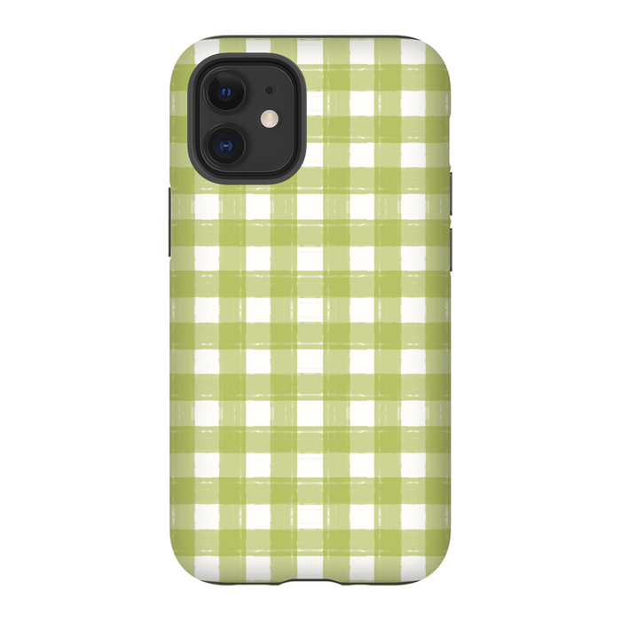 Gingham Green Phone Case