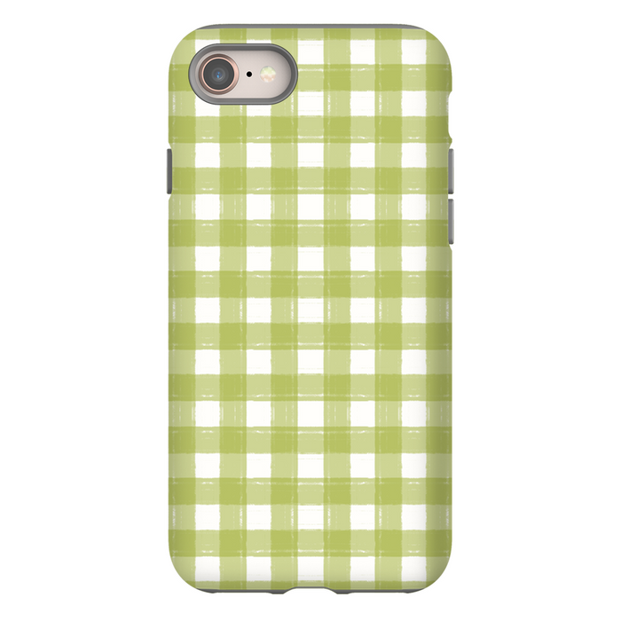 Gingham Green Phone Case