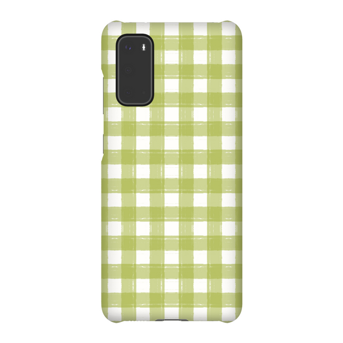 Gingham Green Phone Case