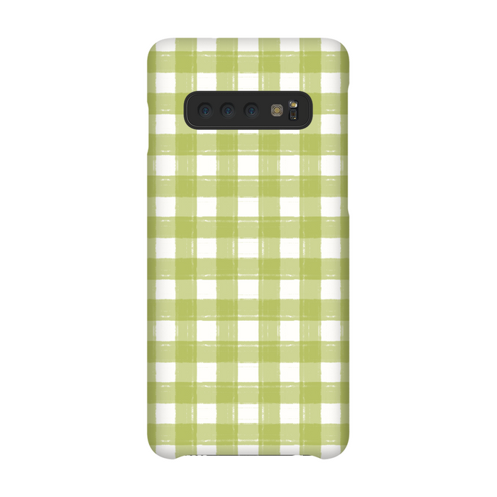 Gingham Green Phone Case