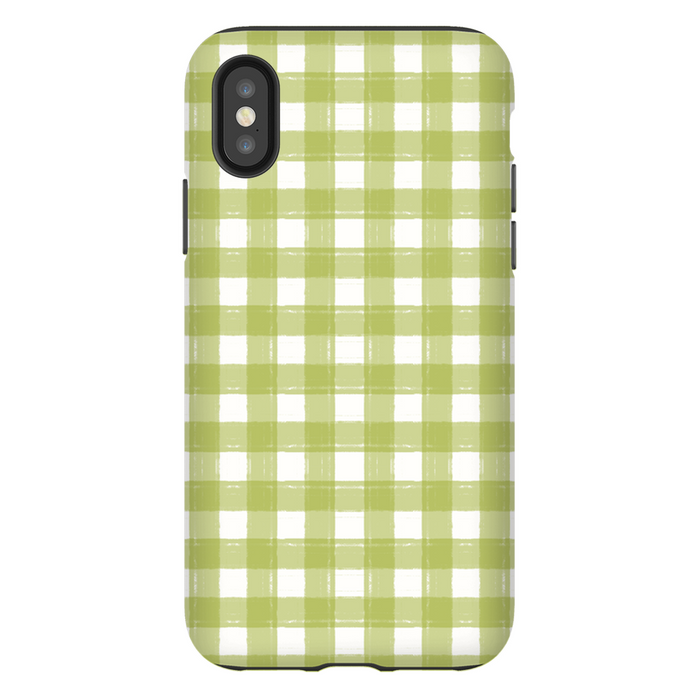 Gingham Green Phone Case