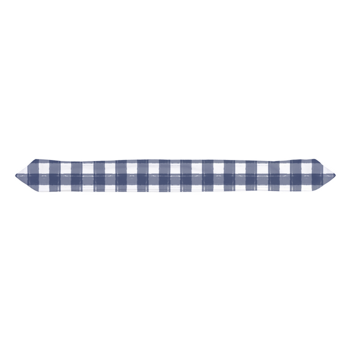 Gingham (Navy) Baby Headband