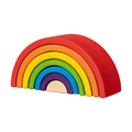 Goki Wooden Raibow Stacking Blocks