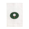 Golf Needlepoint Tea Towel
