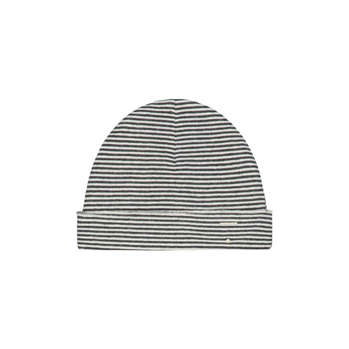 Gray Label Baby Beanie Nearly Black - Cream - La Gentile Store