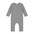 Gray Label Baby Suit with Snaps Grey Melange - La Gentile Store
