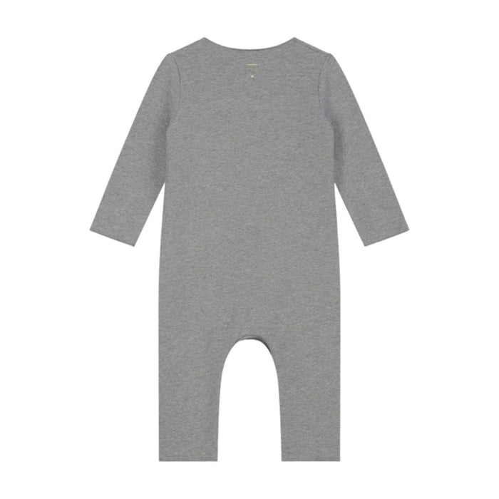 Gray Label Baby Suit with Snaps Grey Melange - La Gentile Store