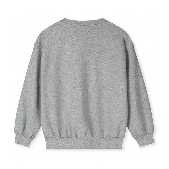 Gray Label Dropped Shoulder Sweater Grey Melange