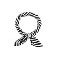 Gray Label Multi Swaddle Scarf Nearly Black - Off White - La Gentile Store