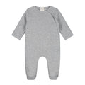 Gray Label Newborn Suit With Snaps Grey Melange - La Gentile Store
