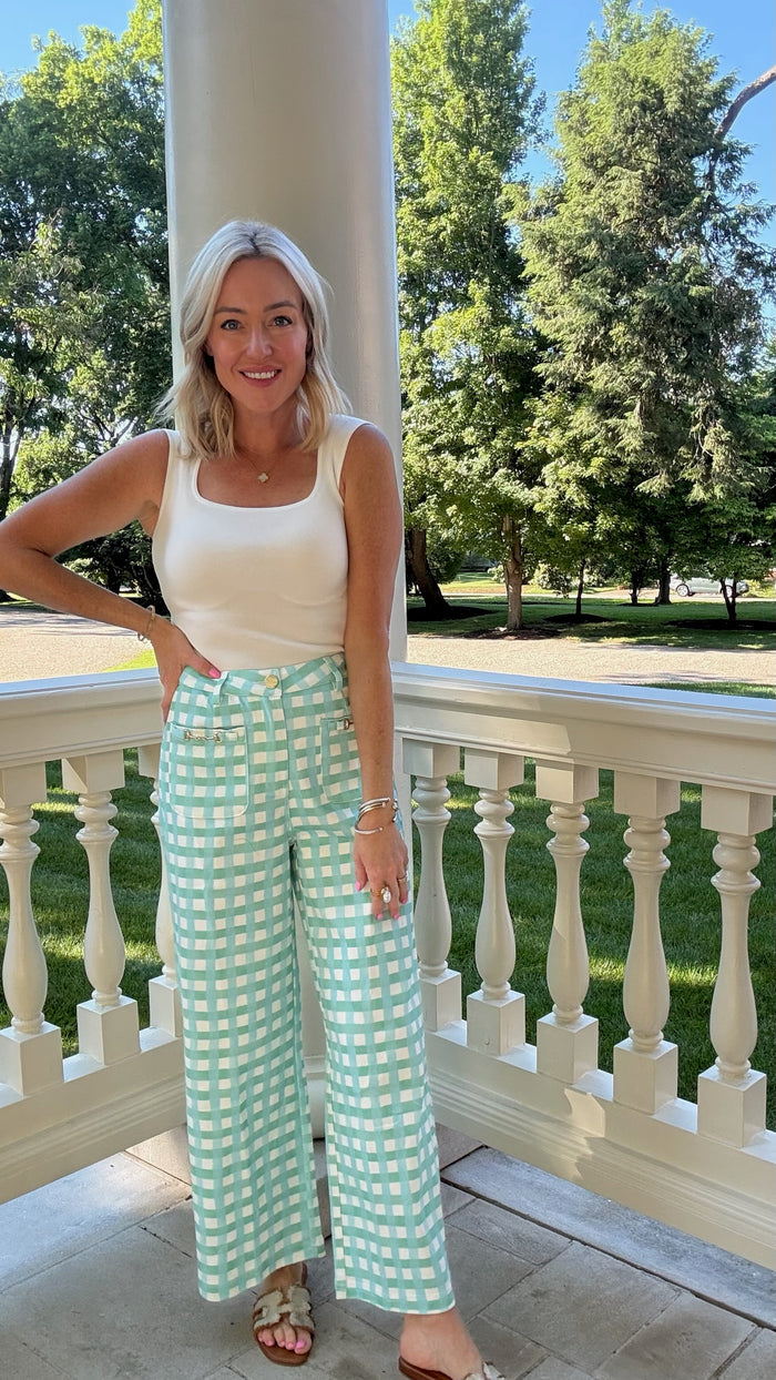 Hadley Plaid Bottoms