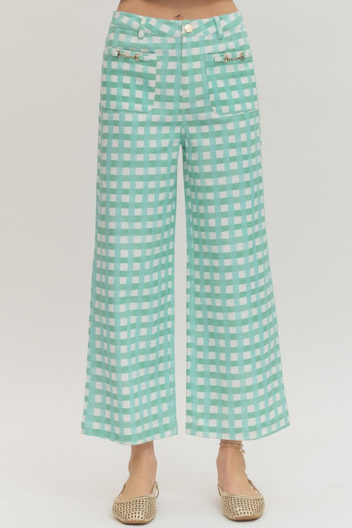 Hadley Plaid Bottoms