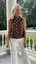 Hamilton Polka Dot Top