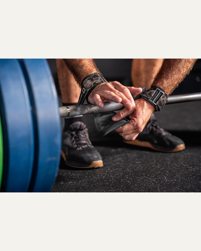 Harbinger Pro Lifting Grips - Greyscale