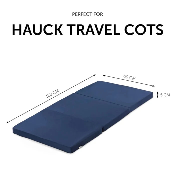 Hauck Sleeper Travel Cot Mattress 120 x 60cm - Navy Navy - ebebek - Christmas