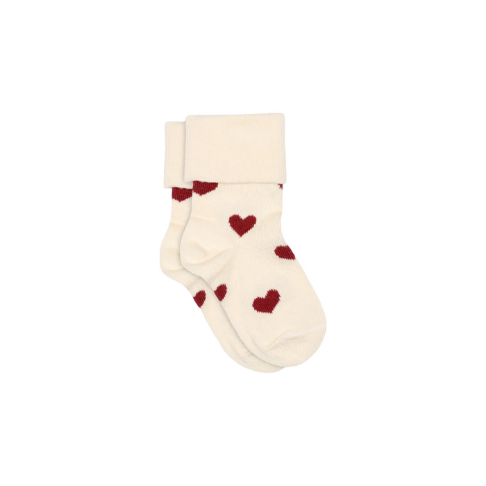 Hearts Baby Socks