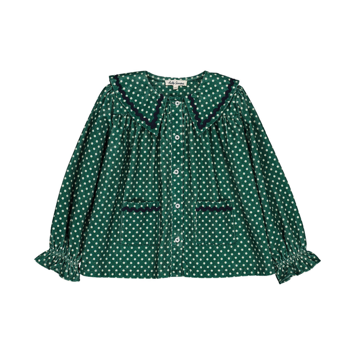 Hello Simone Flo Blouse Mint Dot