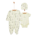 HelloBaby Boy Jumpsuit - Body - Hat - Green Green - ebebek