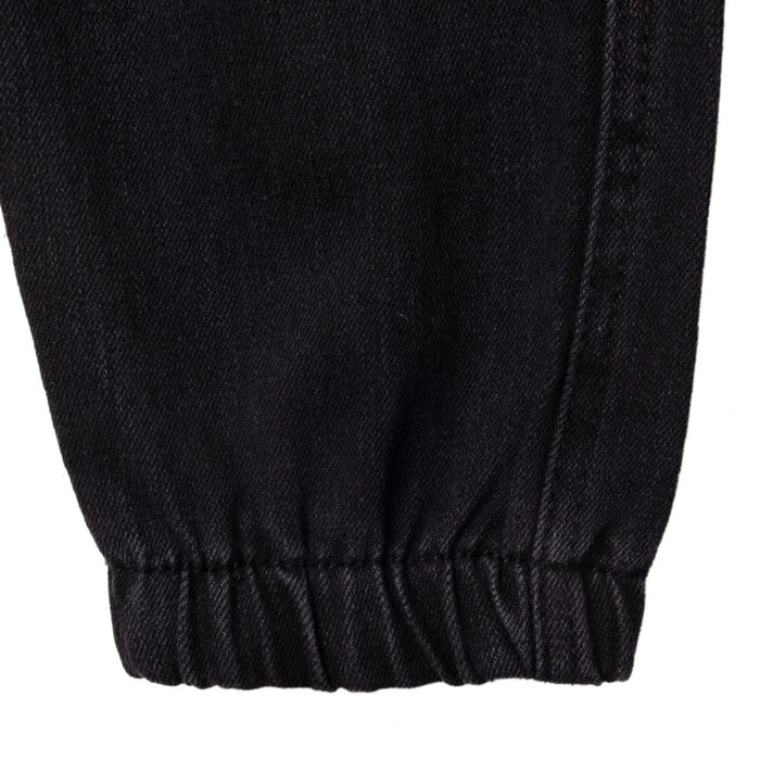 HelloBaby Boys Denim Trousers Lace - up Cool Boy Full Length - Black Black - ebebek