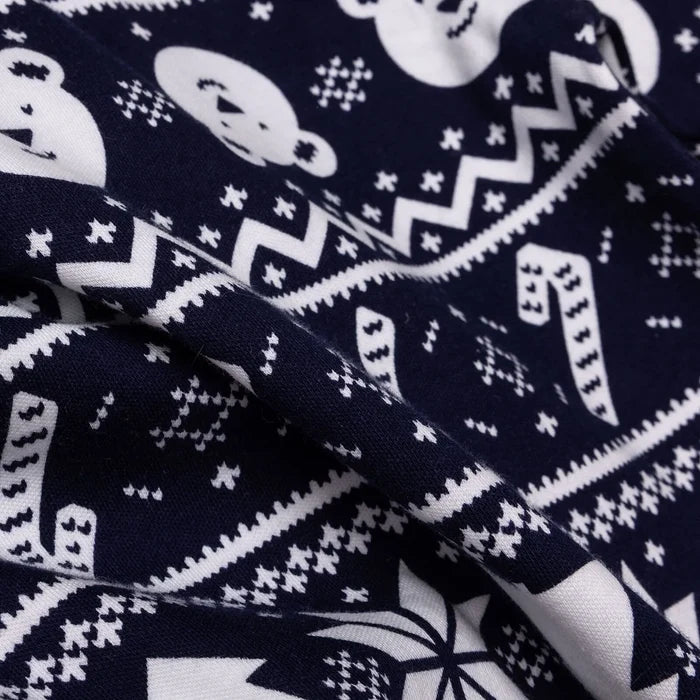 HelloBaby Christmas Baby Boy Long Sleeve Pyjamas Set - Navy Blue - ebebek - Black Friday