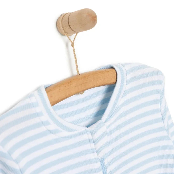 HelloBaby Boys Romper Crew Neck - Blue Blue - ebebek