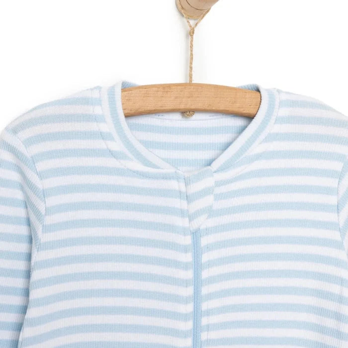 HelloBaby Boys Romper Crew Neck - Blue Blue - ebebek