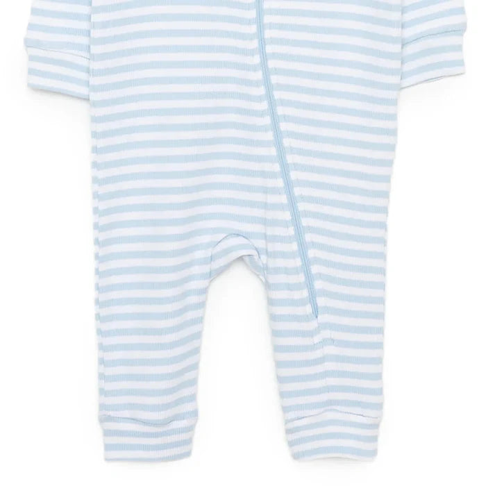 HelloBaby Boys Romper Crew Neck - Blue Blue - ebebek