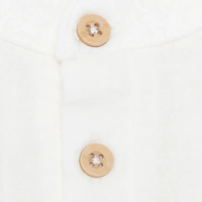 HelloBaby Boys Shirt Buttoned Little Sailor Mandarin Collar Long Sleeve - Ecru Ecru - ebebek