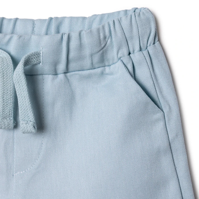 HelloBaby Boys Shirt & Shorts Set Buttoned Smart Line Mandarin Collar Above the Knee Short Sleeve - White White - ebebek