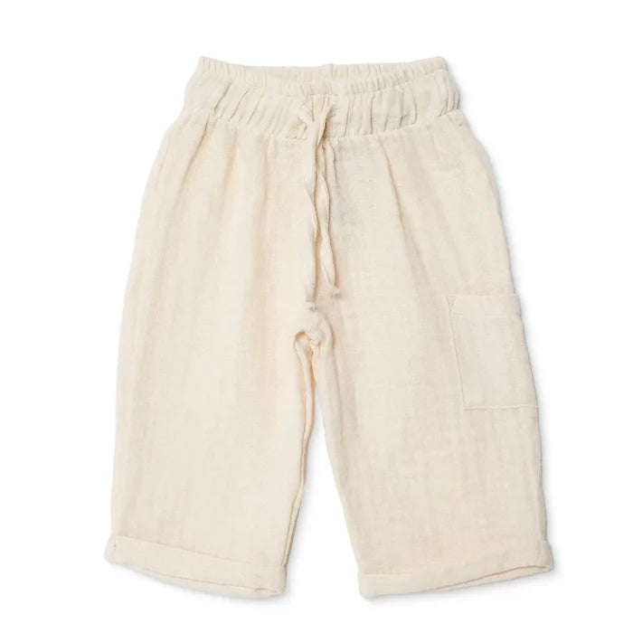 HelloBaby Boys Trouser Lace - up Little Car Long Leg - Ecru Ecru - ebebek