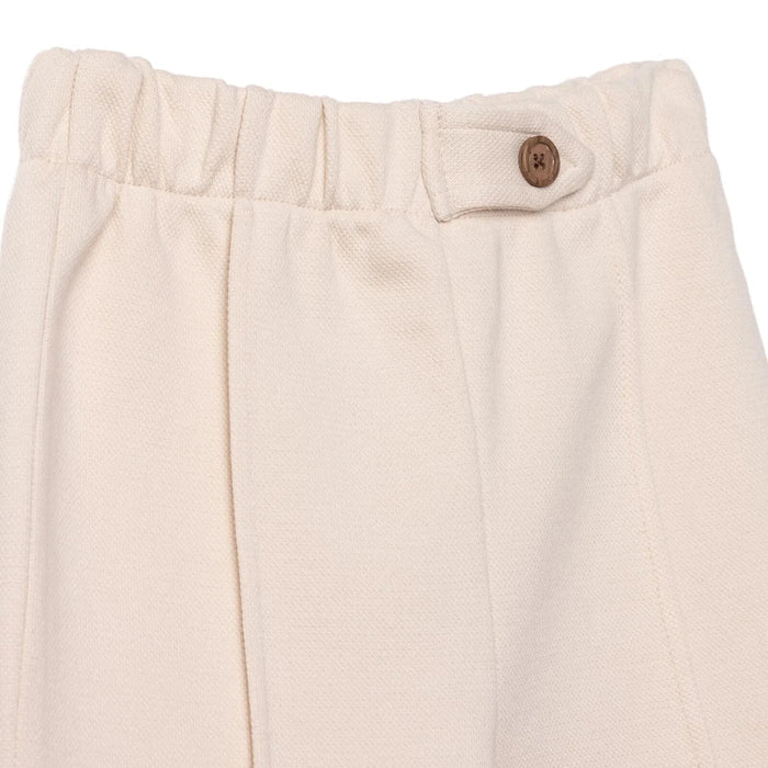 HelloBaby Boys Trousers Buttoned Smart Line Full Length - Ecru Ecru - ebebek