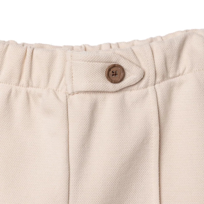 HelloBaby Boys Trousers Buttoned Smart Line Full Length - Ecru Ecru - ebebek
